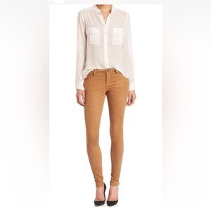 AG Adriano Goldschmied The Legging Super Skinny Womens Size 24 Lamb Leather